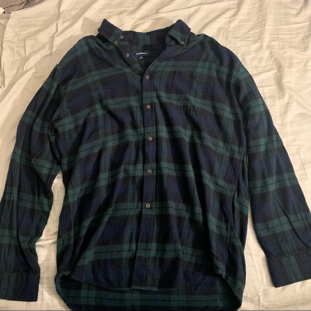 Croft & Barrow Plaid Long Sleeve - Large